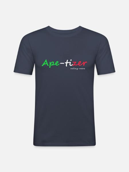 APE-tizer 001 - Men's Slim Fit T-Shirt - navy