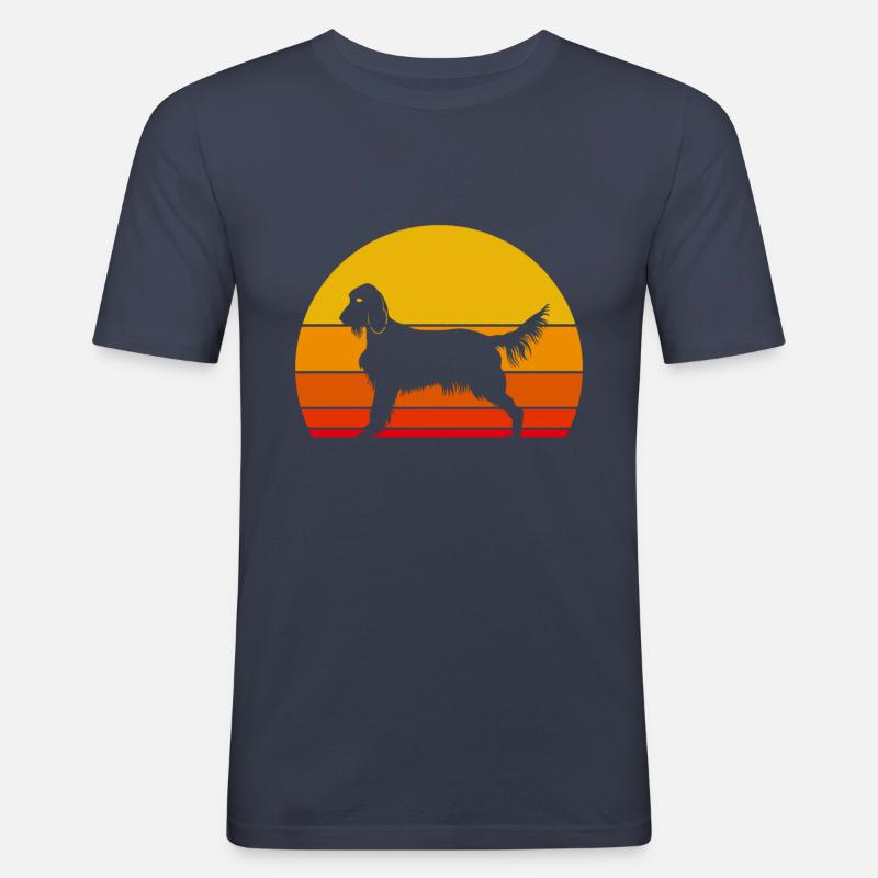 Irish Setter - Männer Slim Fit T-Shirt - Navy