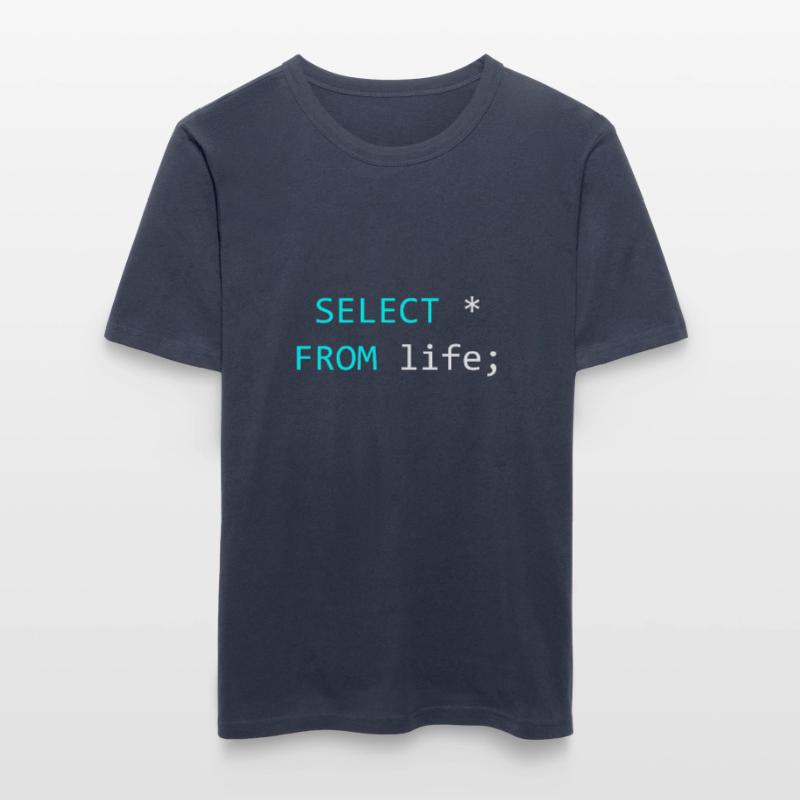 Idée de cadeau pour le codeur SQL T-shirt près du corps Homme