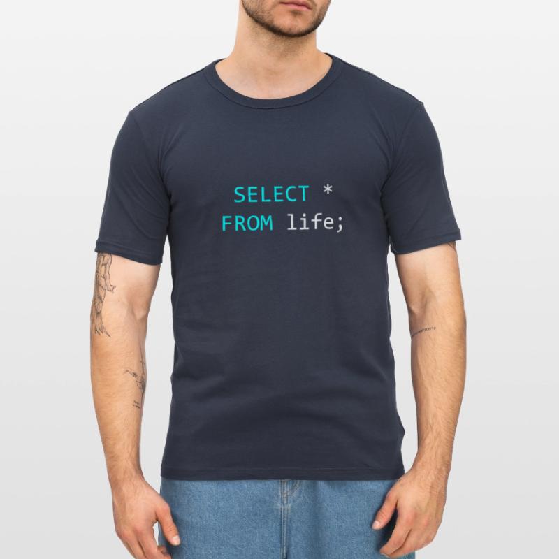 Geschenkidee für SQL-Coder Männer Slim Fit T-Shirt