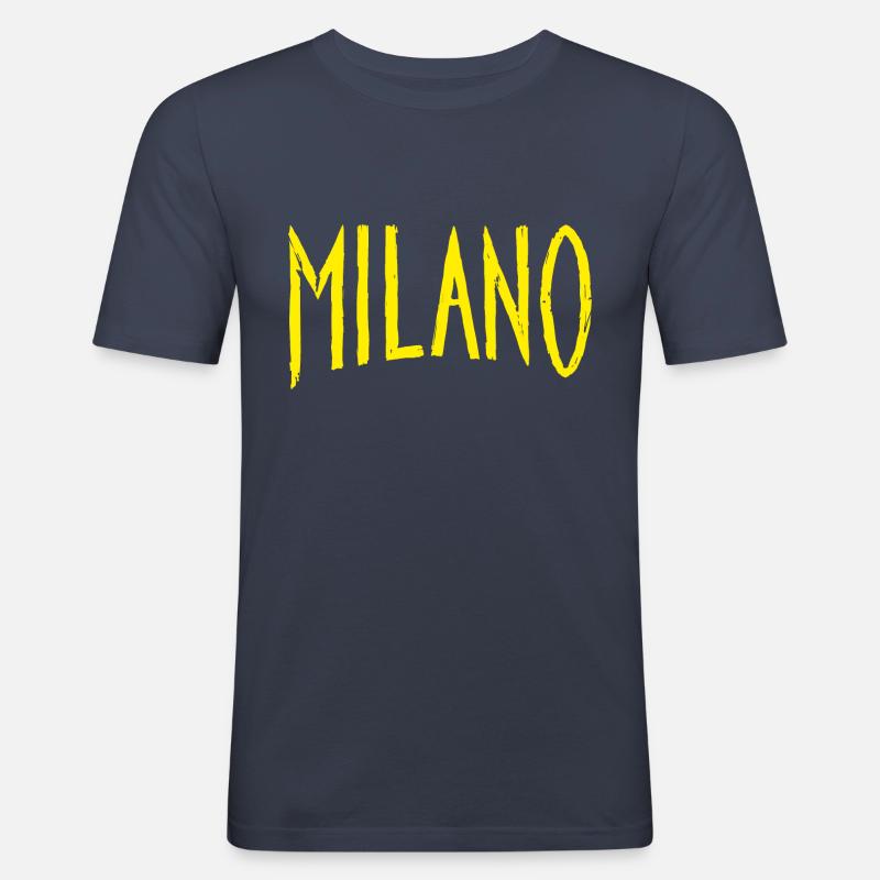 Milano - Maglietta aderente da uomo - navy