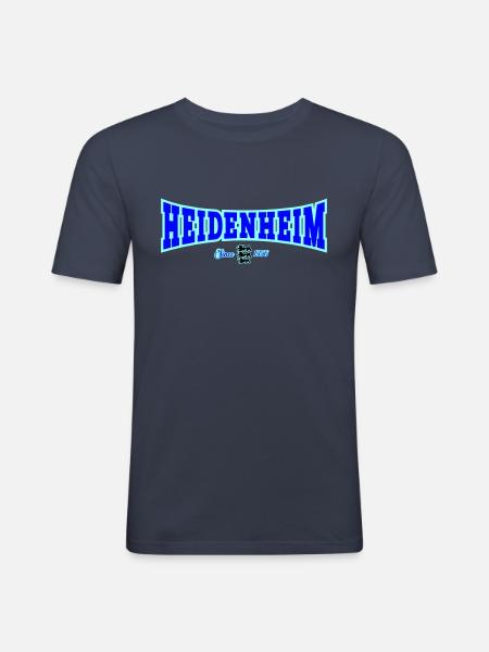 HEIDENHEIM - Männer Slim Fit T-Shirt - Navy