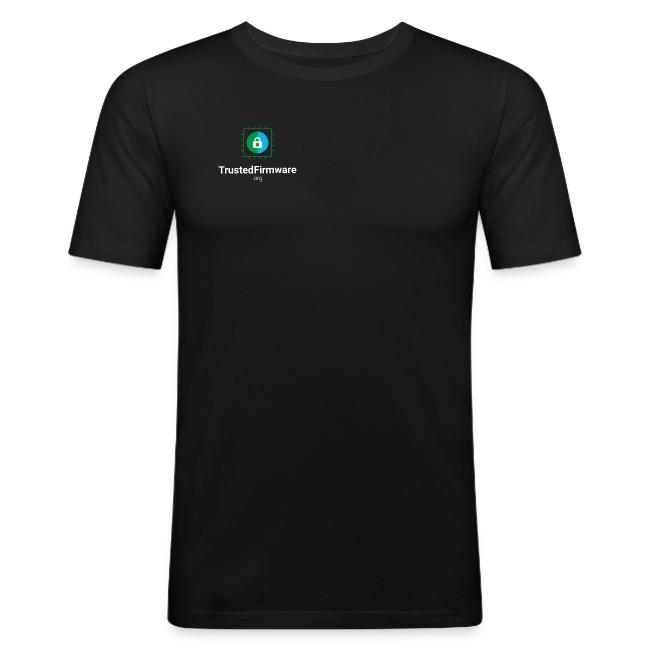 TrustedFirmware Logo vertical white