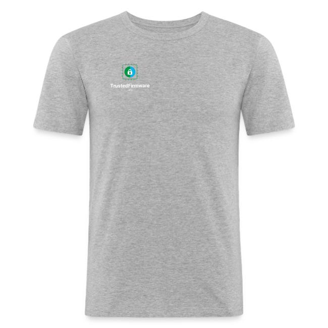 TrustedFirmware Logo vertical white