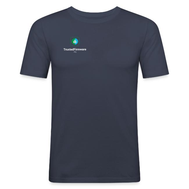 TrustedFirmware Logo vertical white