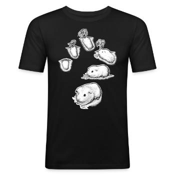 How to Grow a Guinea Pig Dark Material - Men's Slim Fit T-Shirt - black - Front - Nik (191cm)
