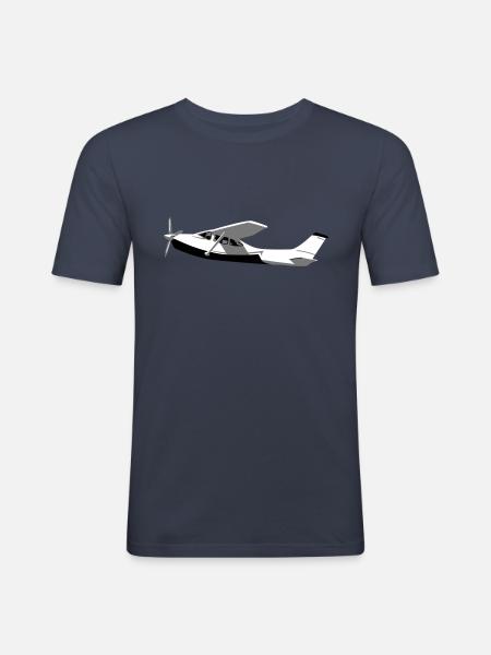 cessna - Men's Slim Fit T-Shirt - navy