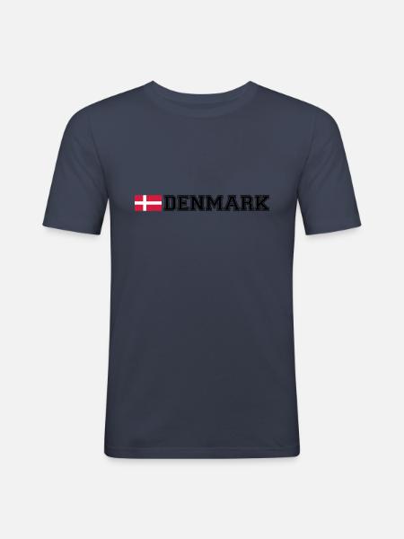 Denmark Design - Men's Slim Fit T-Shirt - navy