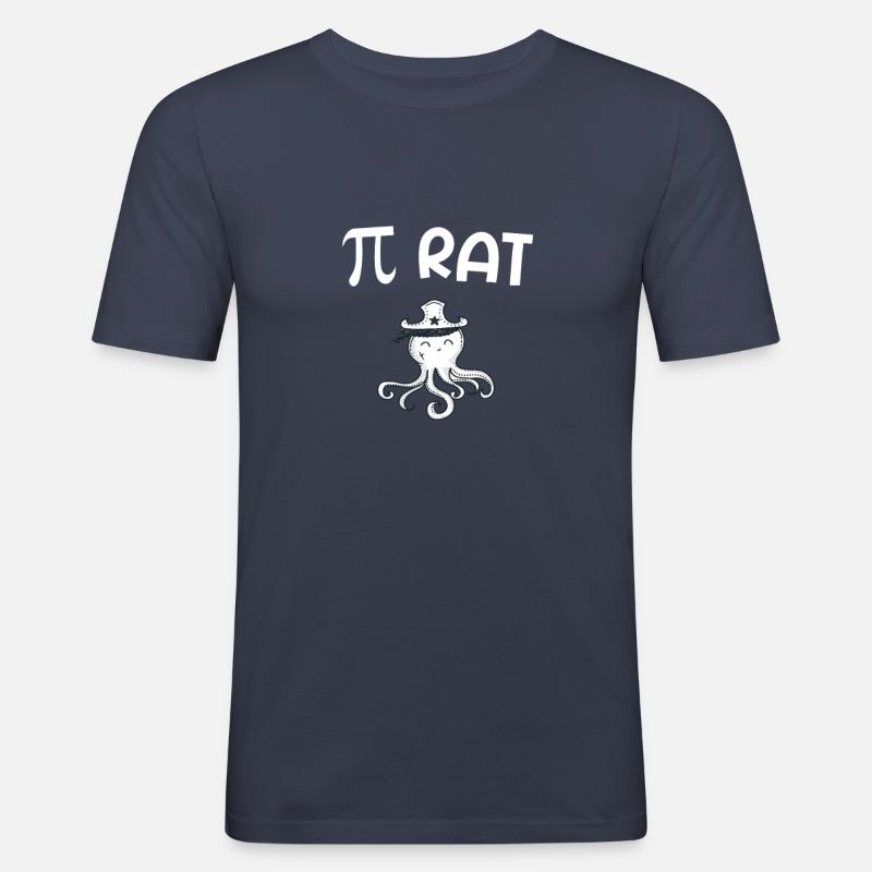 Pirate Pirate Math Math - Men's Slim Fit T-Shirt - navy
