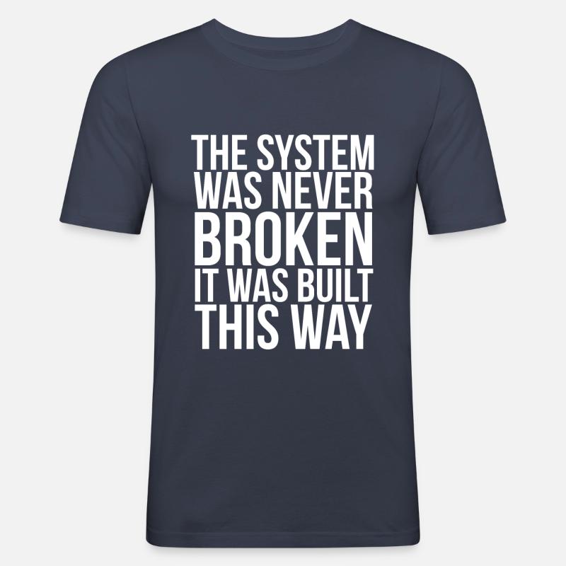Anarchist Anarchism Anarchy Proverbs System - Men's Slim Fit T-Shirt - navy