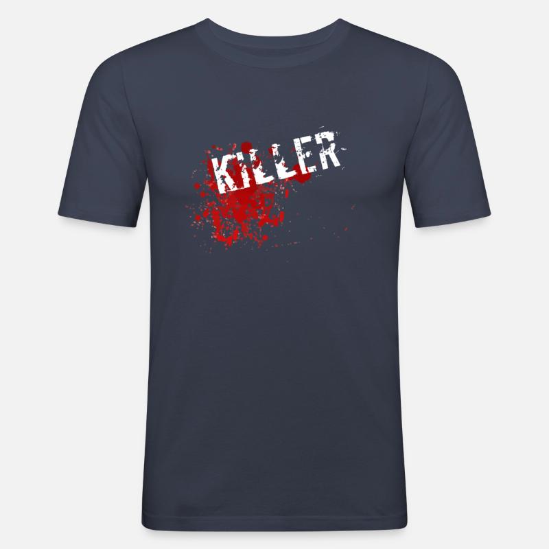Kammerjäger Schädlingsbekämpfer Geschenk - Männer Slim Fit T-Shirt - Navy