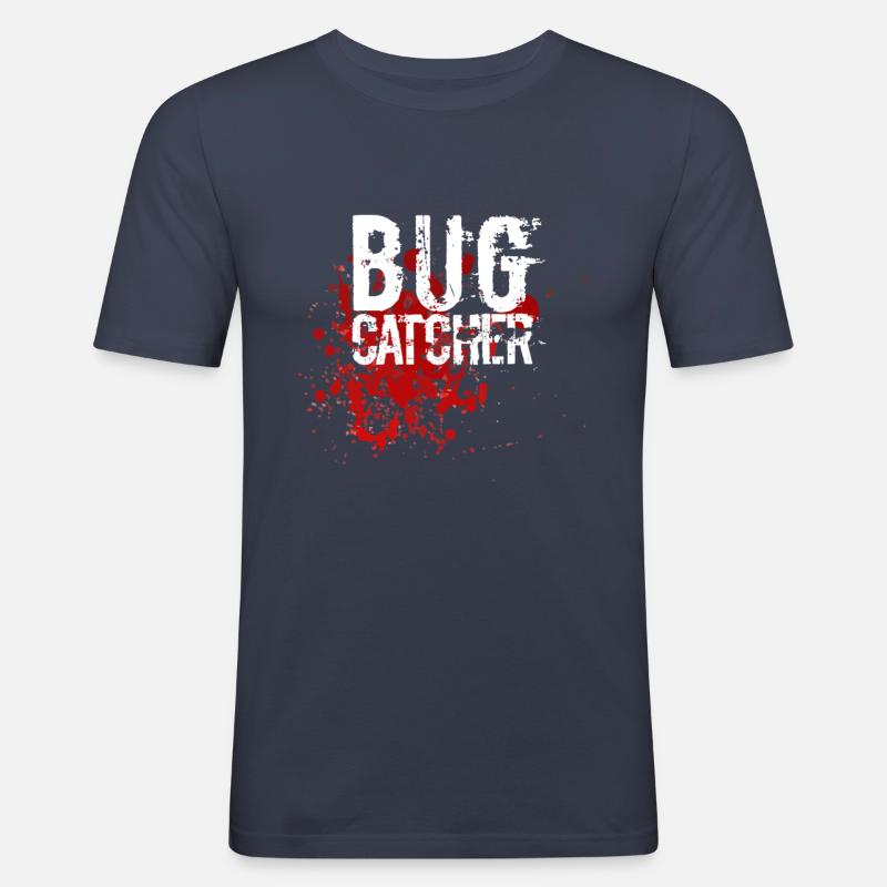Kammerjäger Schädlingsbekämpfer Geschenk - Männer Slim Fit T-Shirt - Navy