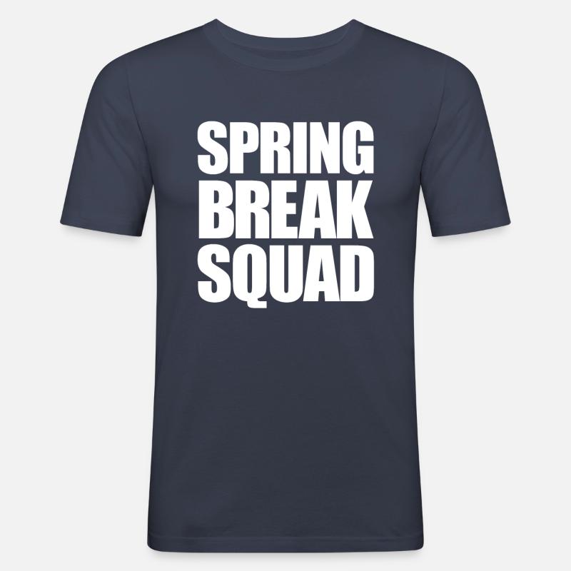 Spring Break Squad Spring Break - Männer Slim Fit T-Shirt - Navy