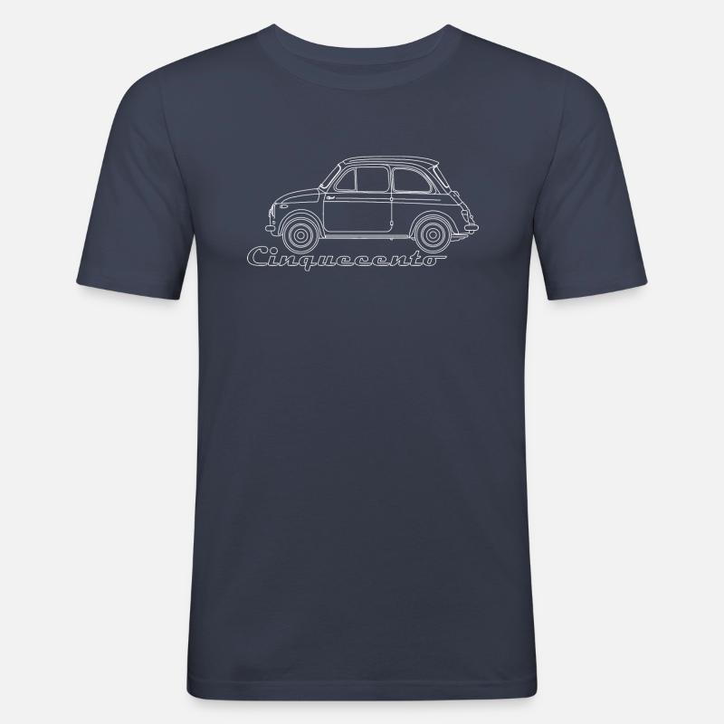 Cinquecento - Männer Slim Fit T-Shirt - Navy