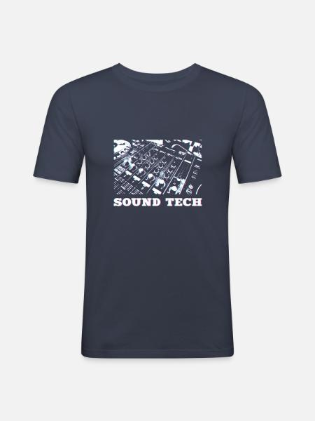 Sound engineering - Men's Slim Fit T-Shirt - navy