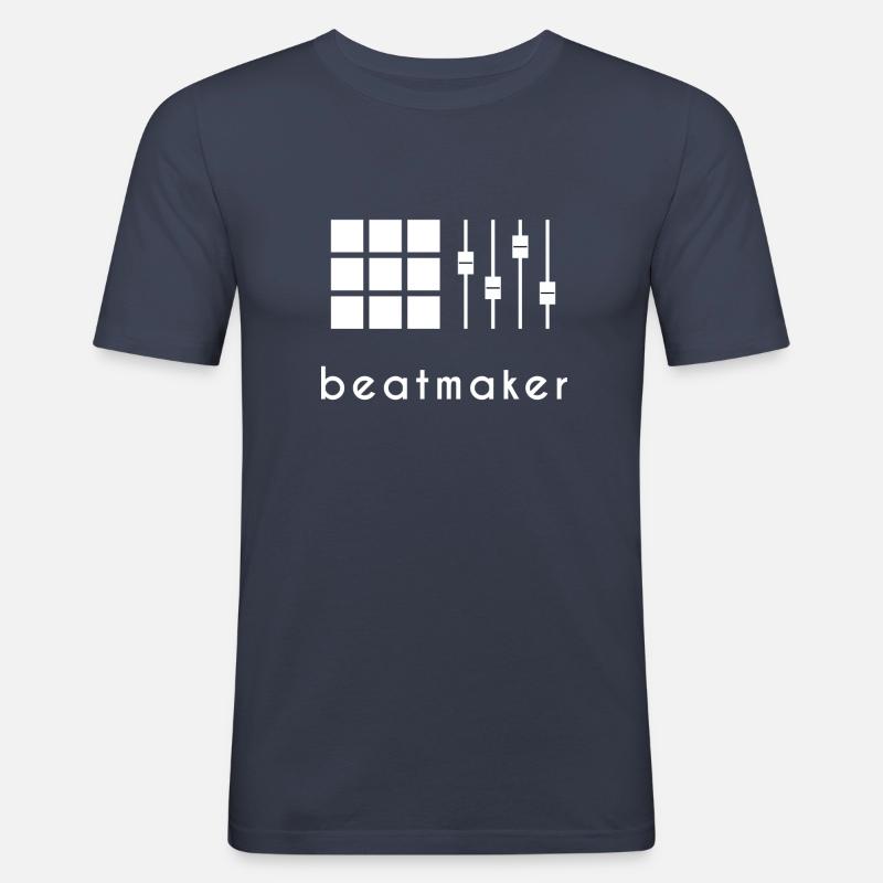 Beatmaker MPC - Men's Slim Fit T-Shirt - navy