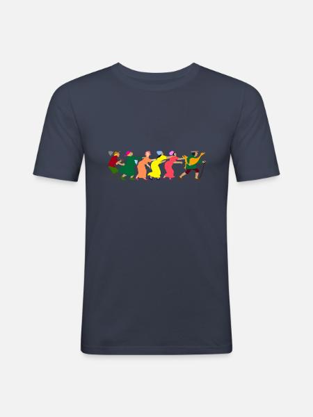 The Golden Goose - Men's Slim Fit T-Shirt - navy