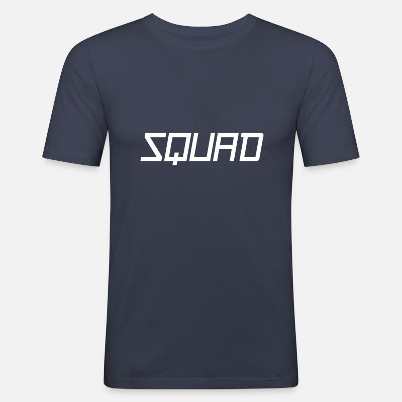 Squad - Männer Slim Fit T-Shirt - Navy