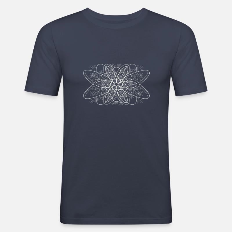 Stammes-giometrie - Männer Slim Fit T-Shirt - Navy