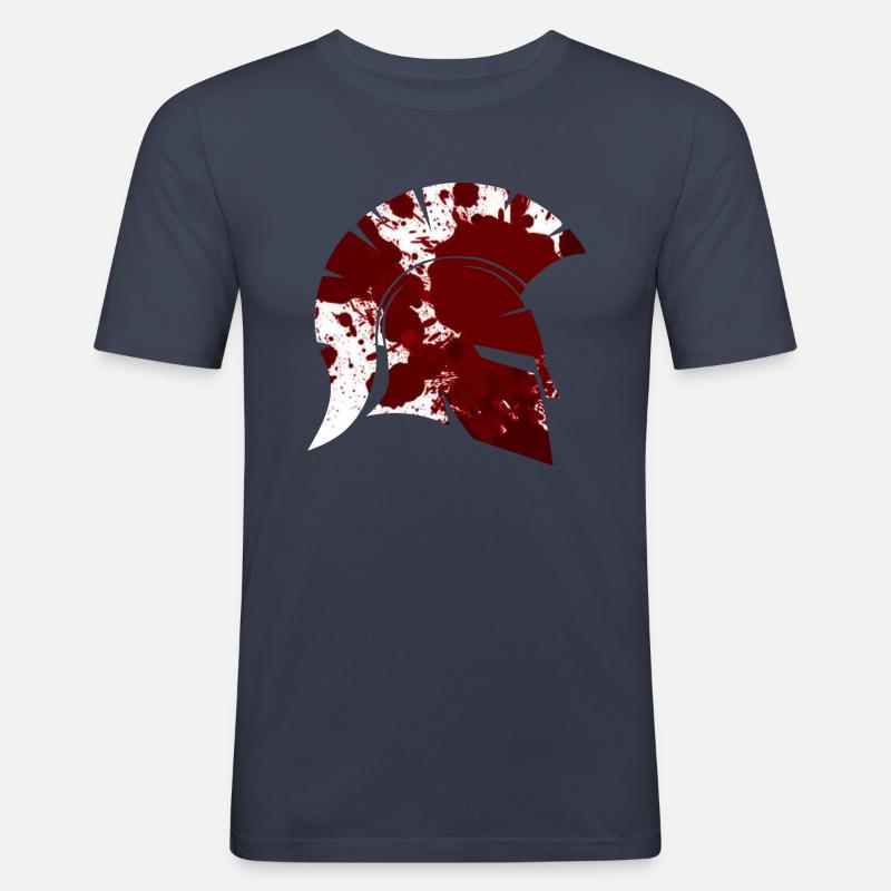 Sparta - Männer Slim Fit T-Shirt - Navy