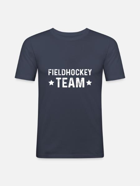 Fieldhockey Team - Männer Slim Fit T-Shirt - Navy