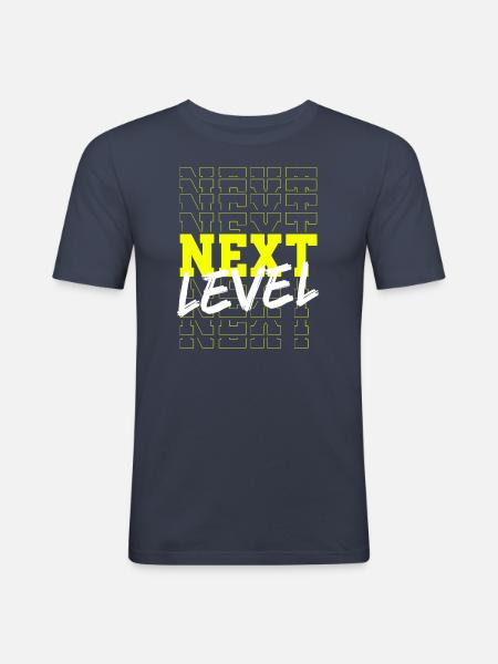Next Level - Men's Slim Fit T-Shirt - navy