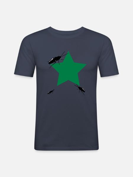 vote_for - Männer Slim Fit T-Shirt - Navy