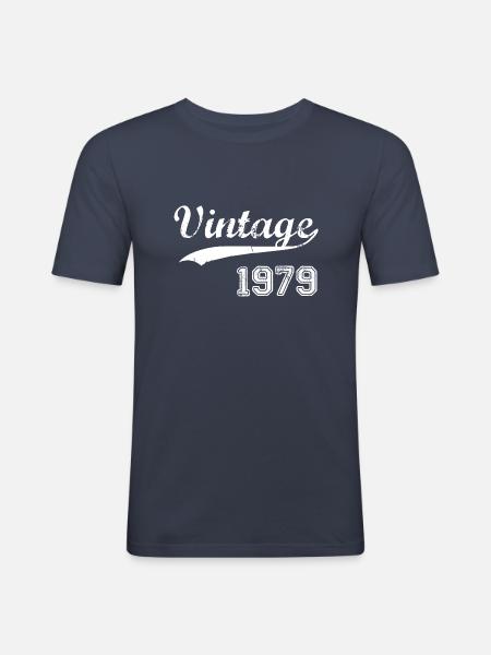1979 - Männer Slim Fit T-Shirt - Navy