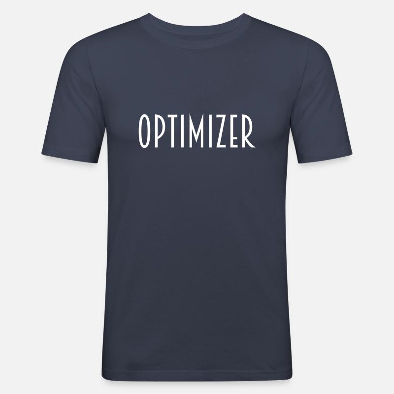 OPTIMIZER D57 12 - Men's Slim Fit T-Shirt - navy