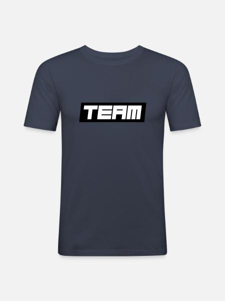 Team - Men's Slim Fit T-Shirt - navy