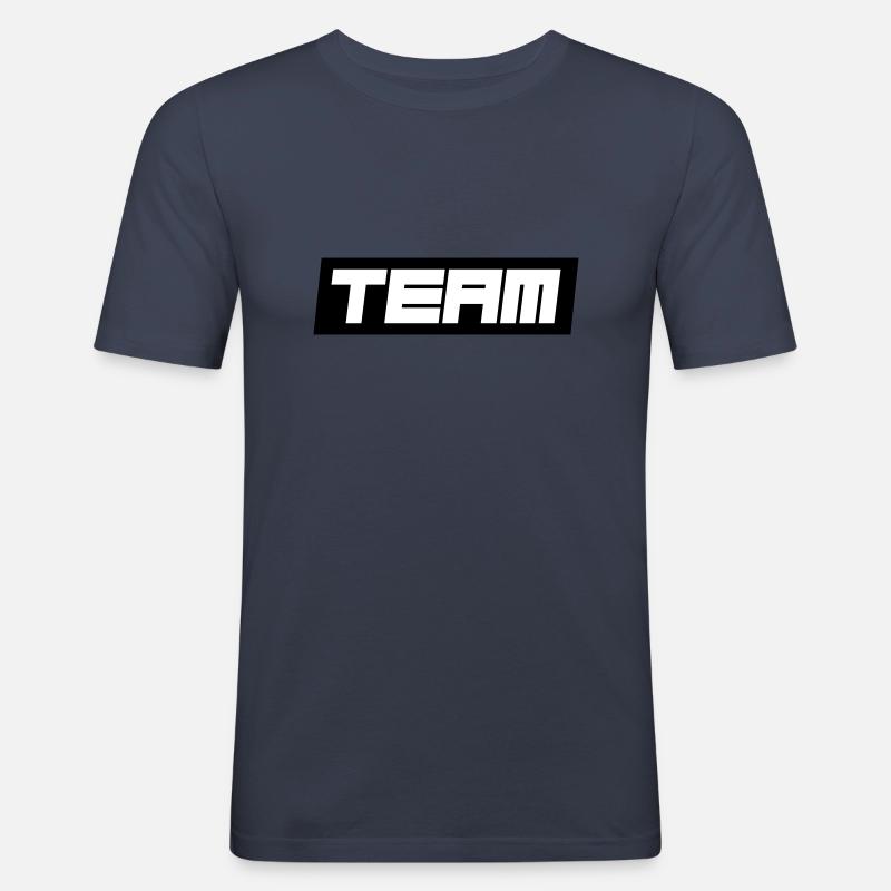 Team - Männer Slim Fit T-Shirt - Navy