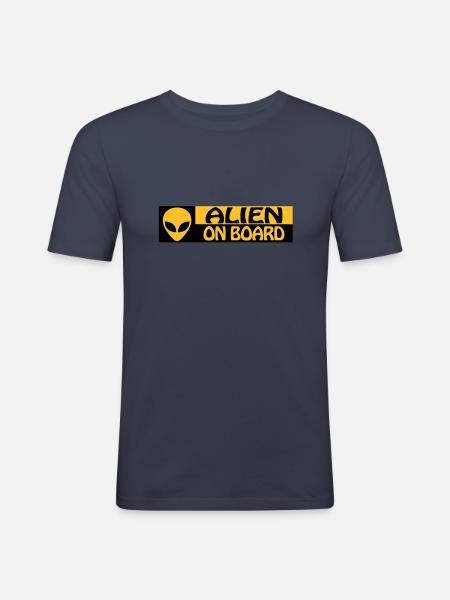 CONSEIL SUR ALIEN - T-shirt près du corps Homme - bleu marine