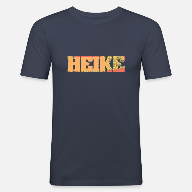 Heike als Geschenkidee - Männer Slim Fit T-Shirt - Navy