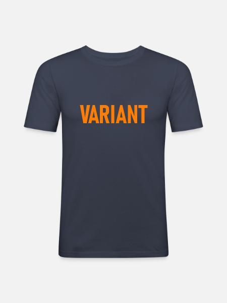 Variant Loki Timetravel Shirt - Men's Slim Fit T-Shirt - navy