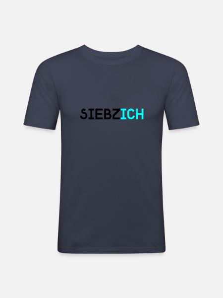 siebzich - Men's Slim Fit T-Shirt - navy