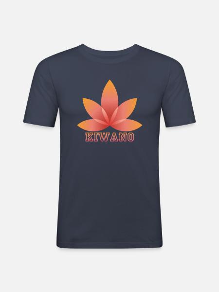 „KIWANO FIRST“ - Männer Slim Fit T-Shirt - Navy