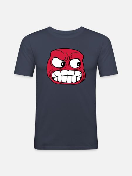 evil evil mastery lost together - Men's Slim Fit T-Shirt - navy