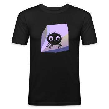 Tarantula Silk Insect - Men's Slim Fit T-Shirt - black - Front - Nik (191cm)
