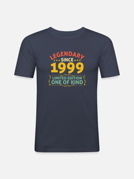Legendary since 1999 Limited Edition - Men's Slim Fit T-Shirt - navy