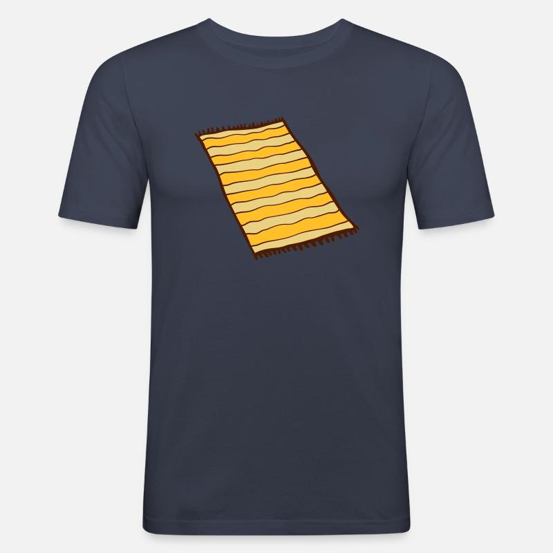 Cool Teppich Design - Männer Slim Fit T-Shirt - Navy