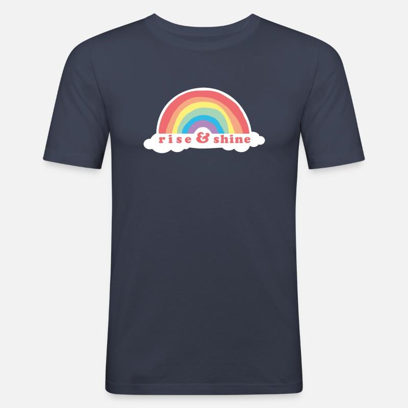 Aufstieg & Glanz - Männer Slim Fit T-Shirt - Navy