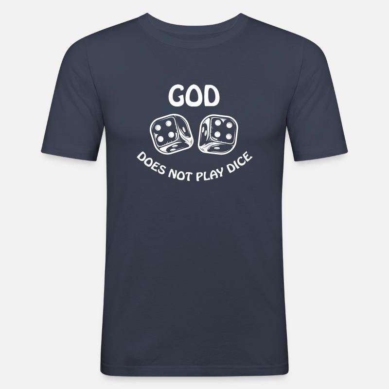 boardgame chess backgammon game night - Männer Slim Fit T-Shirt - Navy