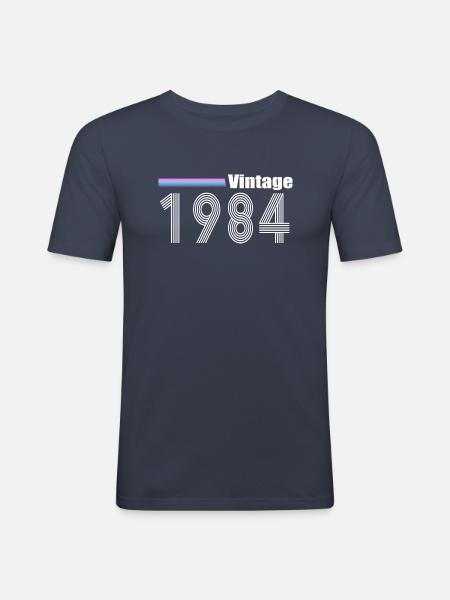 1984 - Men's Slim Fit T-Shirt - navy