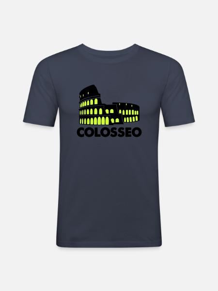 Colosseum Colosseo - Men's Slim Fit T-Shirt - navy