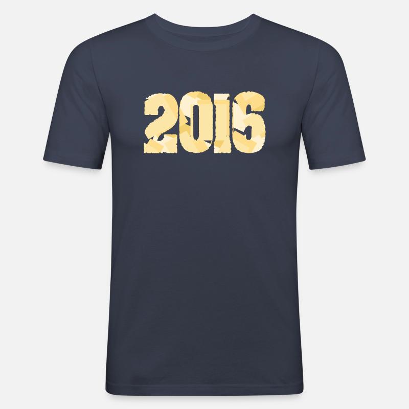2016 - Männer Slim Fit T-Shirt - Navy