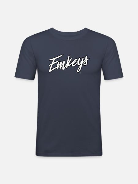Emkeys Only - Men's Slim Fit T-Shirt - navy