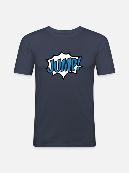 Sauter - T-shirt près du corps Homme - bleu marine