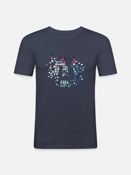 Kindermädchen Betreuung - Männer Slim Fit T-Shirt - Navy