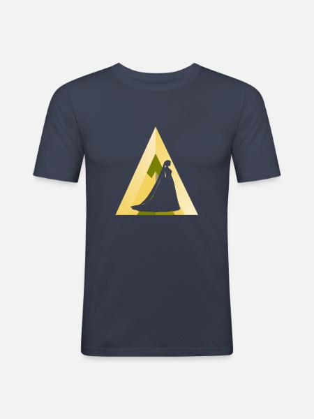 Braut Brautjungfer Hochzeitsvorbereitungen - Männer Slim Fit T-Shirt - Navy