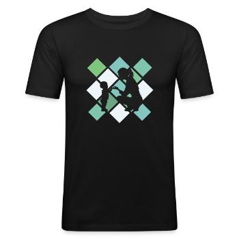 Kindermaedchen Nachtbabysitter Betreuung - Männer Slim Fit T-Shirt - Schwarz - Vorne - Nik (191cm)